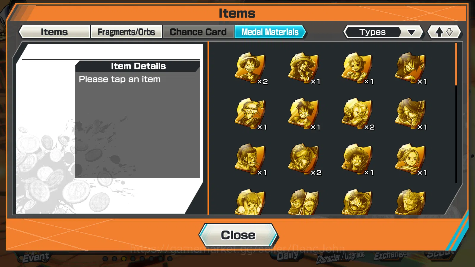 One Piece Bounty Rush Accounts "GLOBAL 3EX|1MAX |SK Borsalino,BB KUZAN,KOTP Gol D image 10