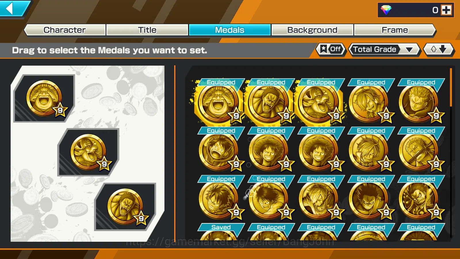 One Piece Bounty Rush Accounts "GLOBAL 3EX|1MAX |SK Borsalino,BB KUZAN,KOTP Gol D image 2