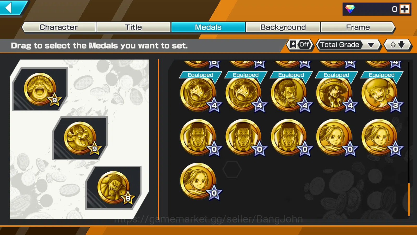 One Piece Bounty Rush Accounts "GLOBAL 3EX|1MAX |SK Borsalino,BB KUZAN,KOTP Gol D image 3