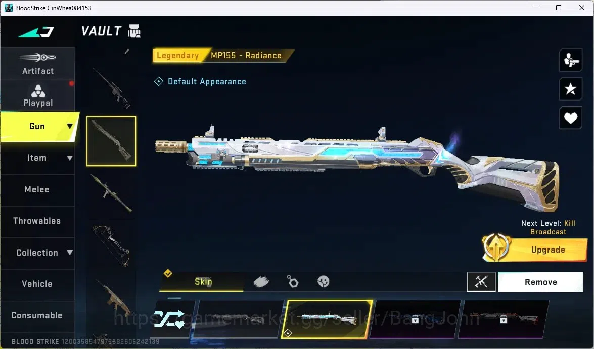 Blood Strike Accounts ASIA |1 Ultra Lightblade - Dark Force|2 Legendary image 3