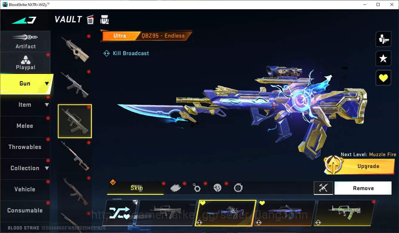Blood Strike Accounts ASIA|ETHERNAL=AUG(LVL 4)|EVO=FAL|COLLAB=FAL,M700,K image 14