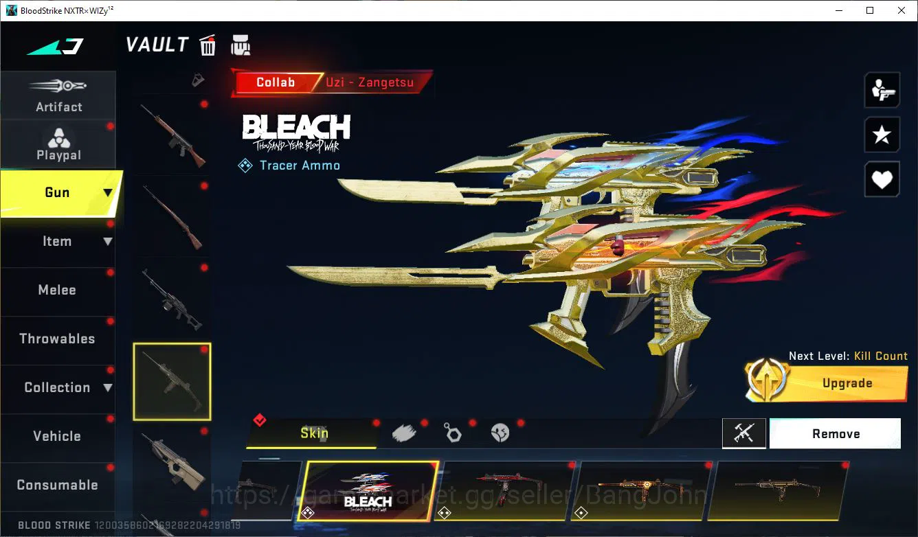 Blood Strike Accounts ASIA|ETHERNAL=AUG(LVL 4)|EVO=FAL|COLLAB=FAL,M700,K image 15