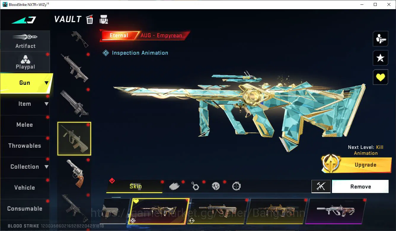 Blood Strike Accounts ASIA|ETHERNAL=AUG(LVL 4)|EVO=FAL|COLLAB=FAL,M700,K image 20