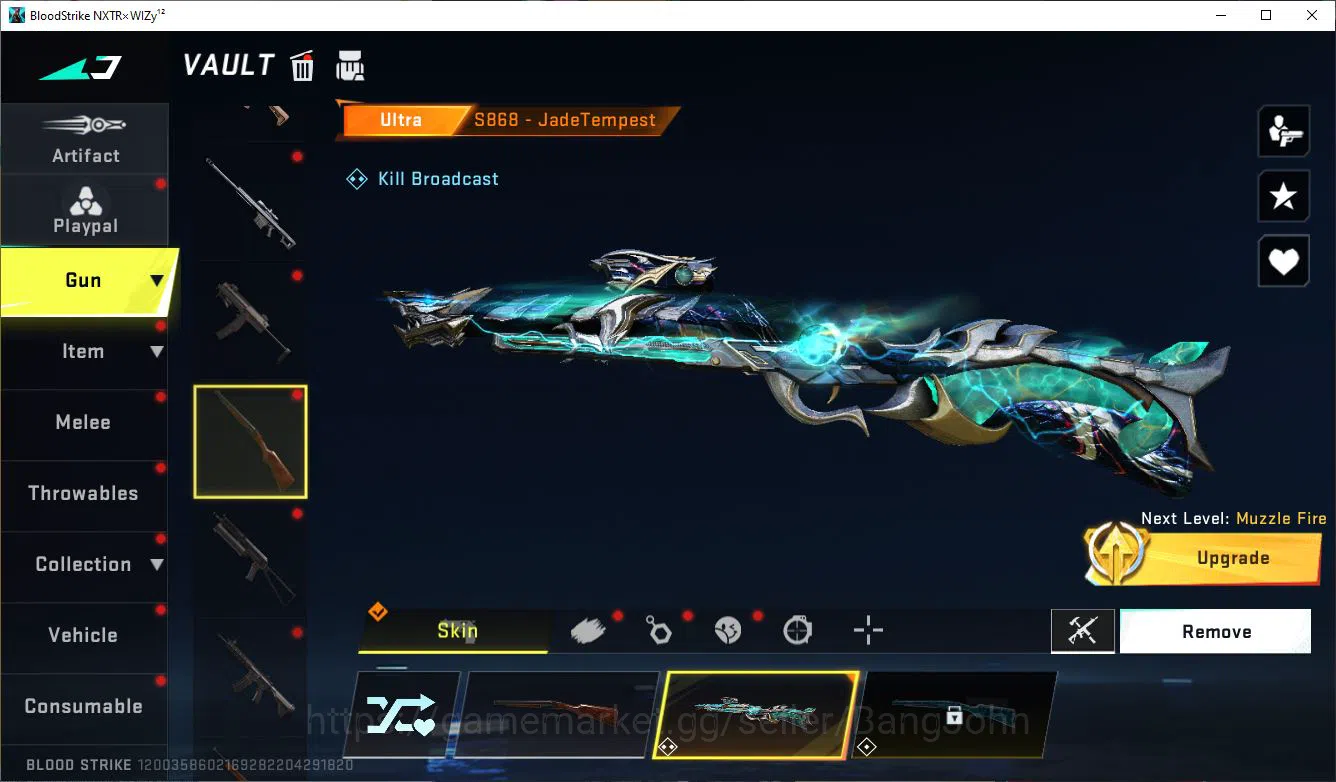 Blood Strike Accounts ASIA|ETHERNAL=AUG(LVL 4)|EVO=FAL|COLLAB=FAL,M700,K image 9