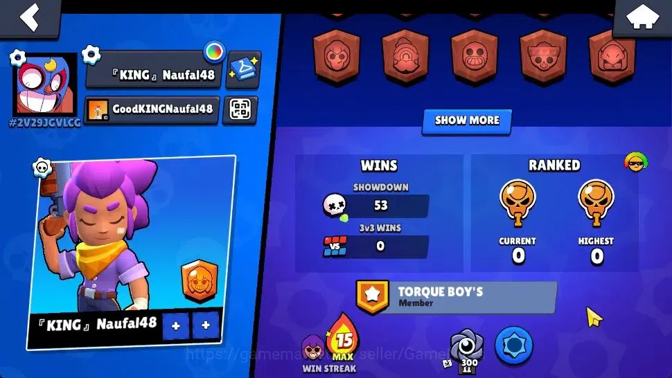 Brawl Stars Accounts 1000 Trophy Lv 33 | 14 Brawlers 3 Max Lv | 1 Epic image 3