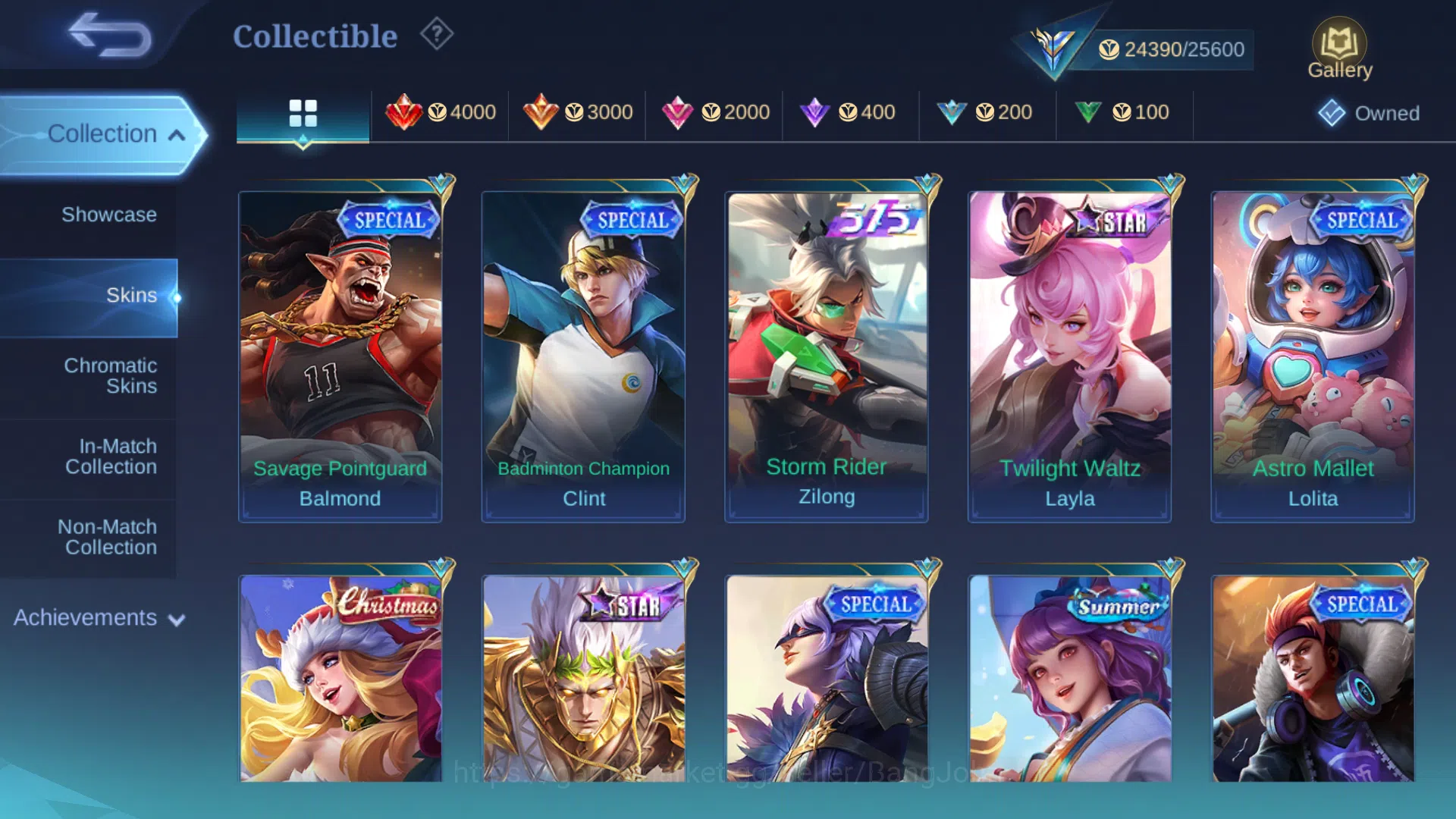 Mobile Legends: Bang Bang Accounts Hero 93 | Skin 117 | Spec Jungle | lightborn Fanny image 11