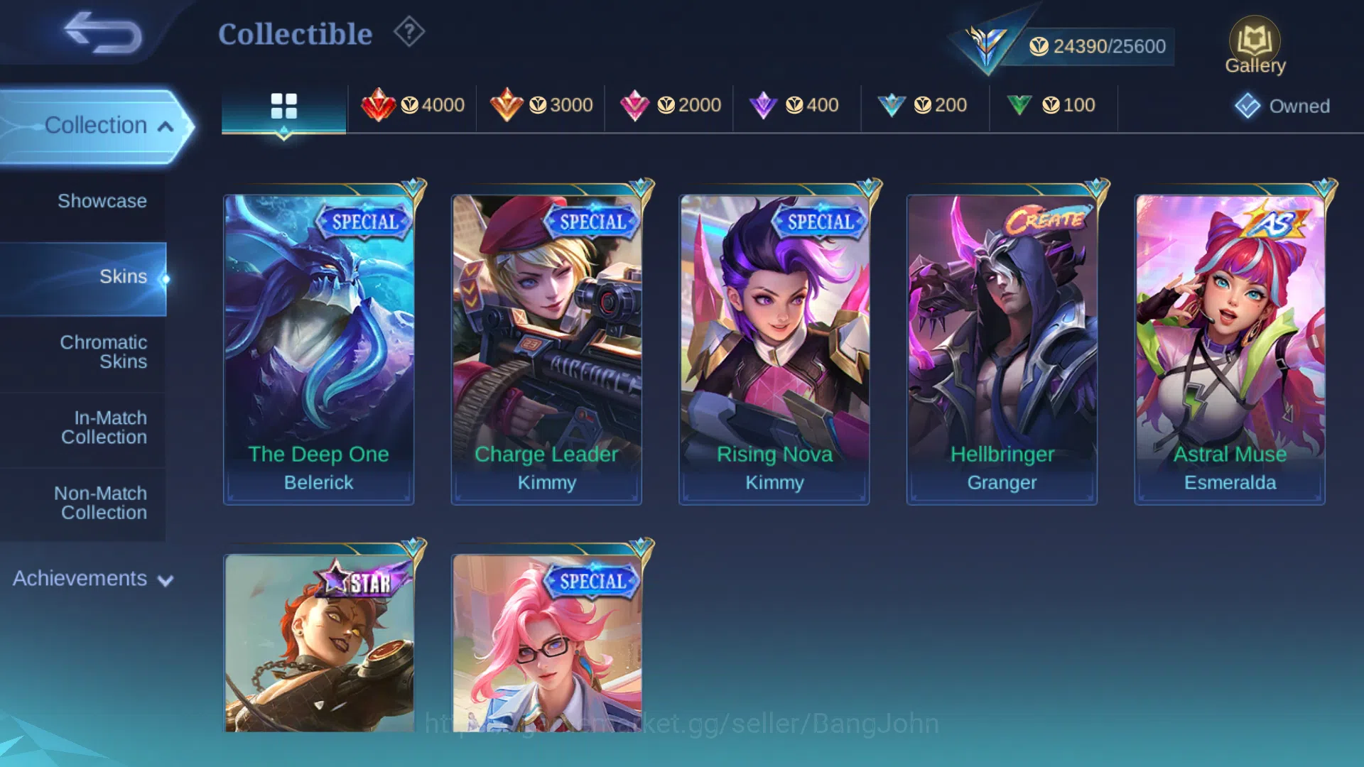 Mobile Legends: Bang Bang Accounts Hero 93 | Skin 117 | Spec Jungle | lightborn Fanny image 12