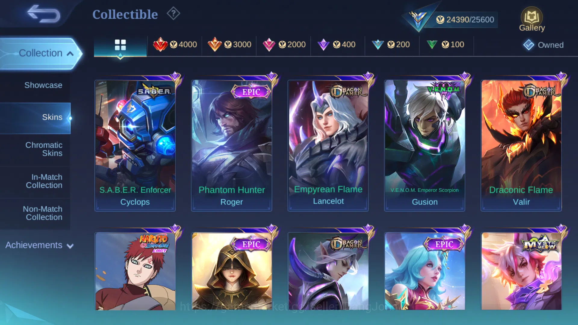 Mobile Legends: Bang Bang Accounts Hero 93 | Skin 117 | Spec Jungle | lightborn Fanny image 9