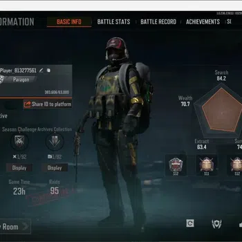 Arena Breakout Accounts High Value Mobile | LV 30 | SV 20M | CV 14,4M | VSS Degree | LR-AR1 Degree | Skin Royal Guard