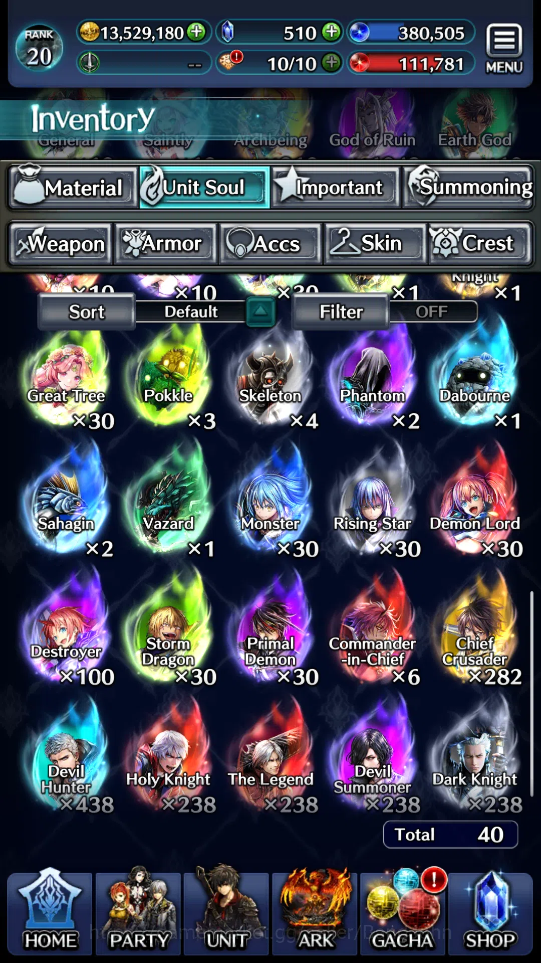 Last Cloudia Accounts Global|Rank 20|Collab (DragonoidMilim,Vergil,Nero) image 18