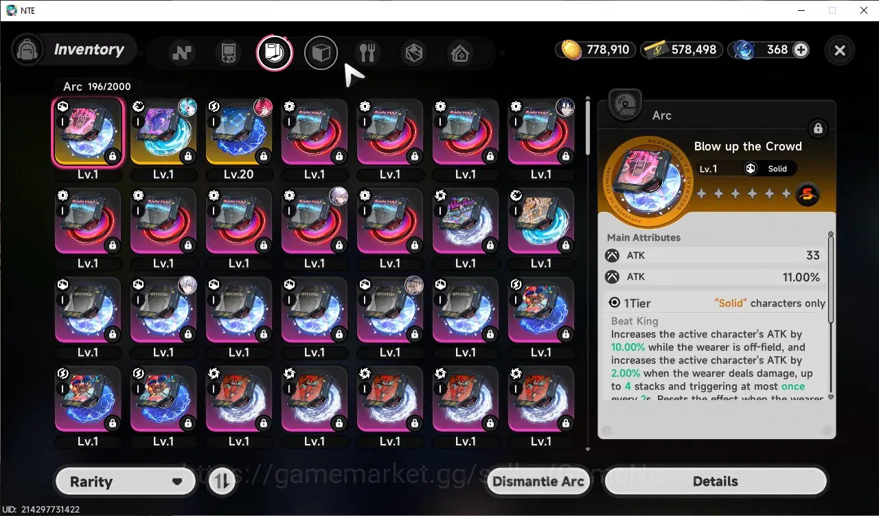 Neverness to Everness Accounts GLOBAL SEA|HL 15|TL 7|4 SSR|Chaos,Nanally,Jiuyuan, image 18