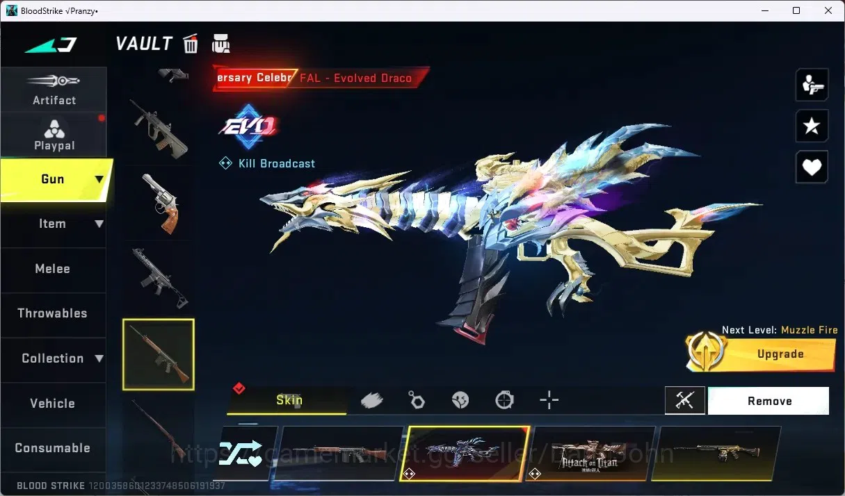 Blood Strike Accounts ASIA | 1 EVO: FAL-Evolved Draco | 1 AOT KAG-6 | 6  image 12
