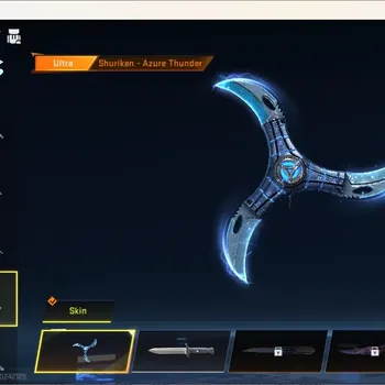 Blood Strike Accounts Others ASIA | 1 EVO: FAL|1 Eternal Gun: MP7-Tidesong|Ultra Melee Shuriken-Azure Thunder|1 Collab Gun|1