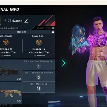 Blood Strike Accounts Collab Skin ASIA | Collab NACHO Enzo Coronation | Ultra Melee:Katar-Selachian |3 Legendary Guns |Check