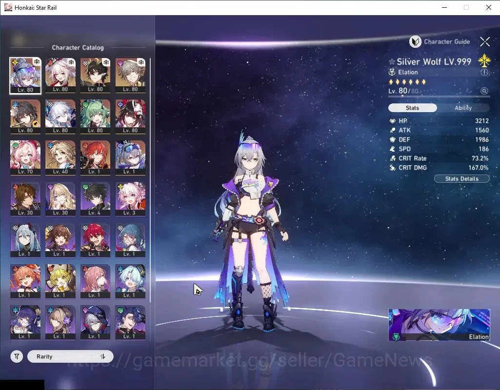 Honkai Star Rail Accounts Asia|TL65|9 Limited|[(Silver Wolf 999,Sparxie)+Sig image 4