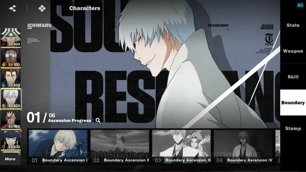 BLEACH: Soul Resonance Accounts NuverseSEA|LV 76|15 SSR [UrahB4,AizenB2,GinB1,Soi] image 16