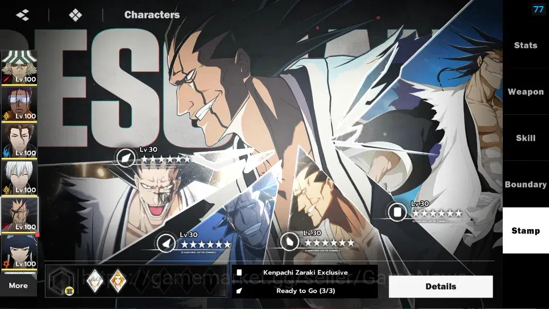 BLEACH: Soul Resonance Accounts NuverseSEA|LV 76|15 SSR [UrahB4,AizenB2,GinB1,Soi] image 20