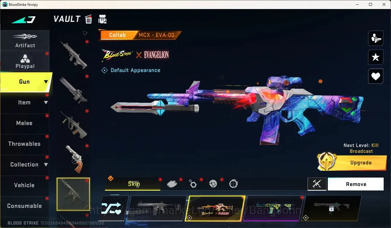 Blood Strike Accounts Others ASIA |1 Eternal Gun:UMP45-Infinite|3 Collab Gun|2 Limited Gun|8 Ultra Gun|Legendary 10