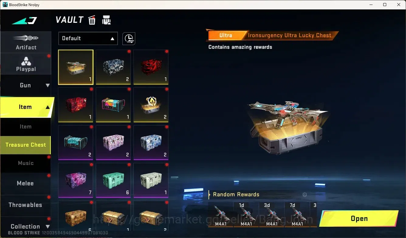 Blood Strike Accounts Others ASIA |1 Eternal Gun:UMP45-Infinite|3 Collab Gun|2 Limited Gun|8 Ultra Gun|Legendary 17