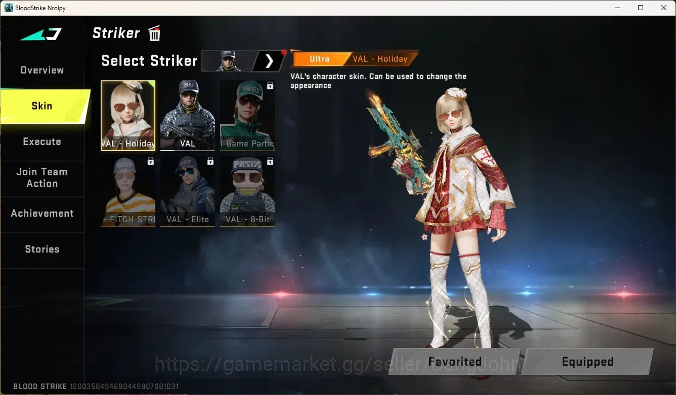 Blood Strike Accounts Others ASIA |1 Eternal Gun:UMP45-Infinite|3 Collab Gun|2 Limited Gun|8 Ultra Gun|Legendary 19
