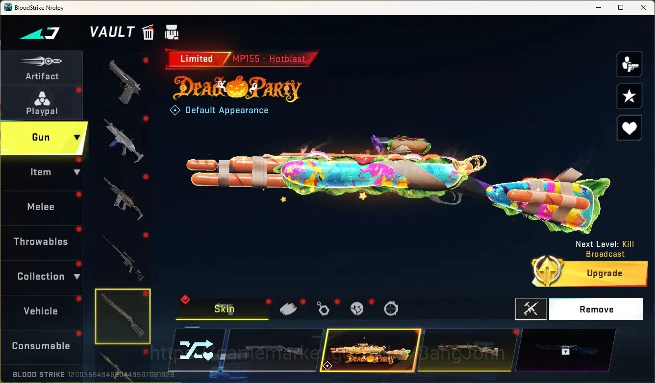 Blood Strike Accounts Others ASIA |1 Eternal Gun:UMP45-Infinite|3 Collab Gun|2 Limited Gun|8 Ultra Gun|Legendary 6