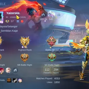 Mobile Legends: Bang Bang Accounts Collector Hero 112|Skin 294|Ex Glory 81|Floryn