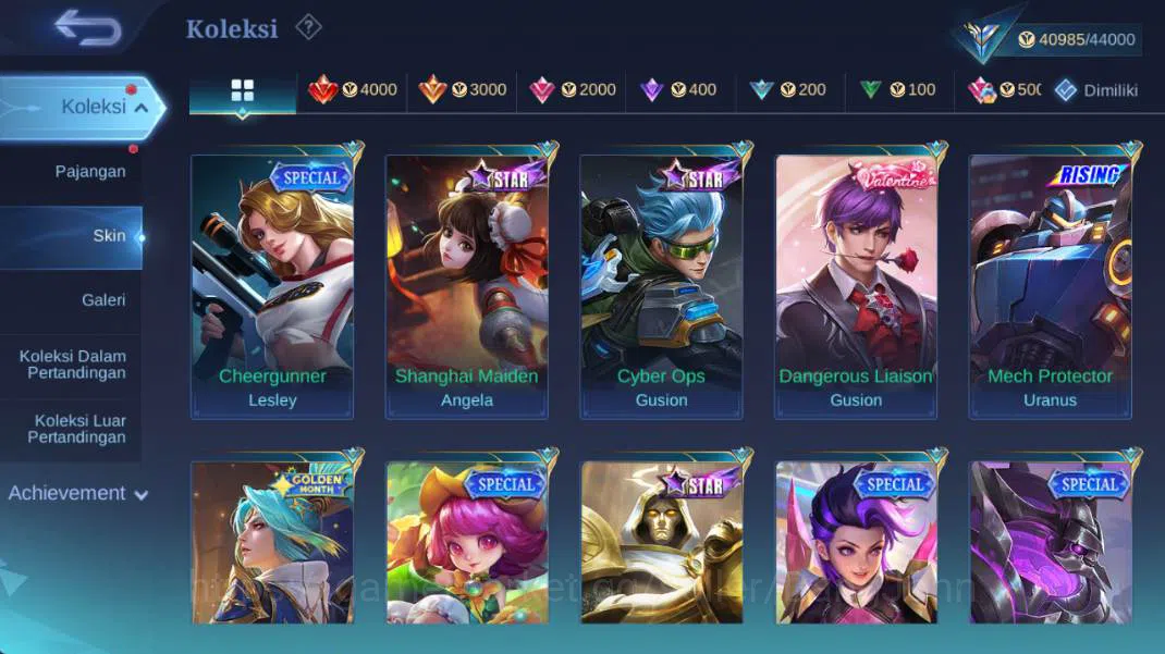 Mobile Legends: Bang Bang Accounts hero 114, skin 195 | KOF karina, saber freya, CC n image 9