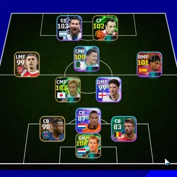 eFootball Accounts Legends & Iconic Players Android|Power 2956|Epic Edwin van der Sar,Nakata Hidetoshi,Dimitar Berbatov,Ono