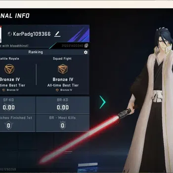 Blood Strike Accounts Others ASIA | 1 Ultra Melee: Lightblade-Dark Force|1 BLEACH Striker|4 Legendary Gun|1 Epic Name