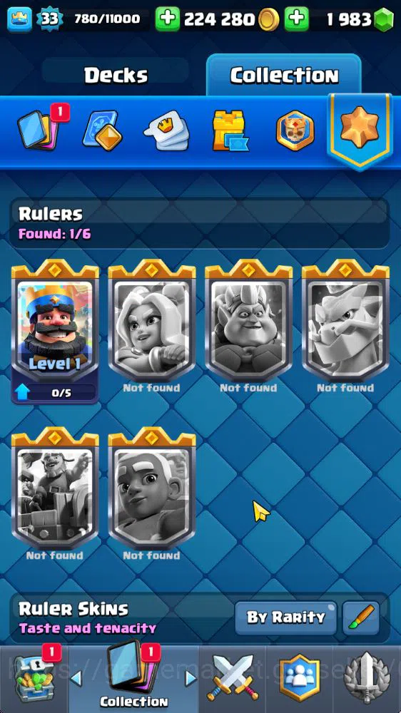 Clash Royale Accounts Midgame Lvl 33|Trophy 6006|1983 Gems|KTL 11|Limited Skin|Card 111|9 EVO 2 Champ 17 Legendary 33 Epic 11