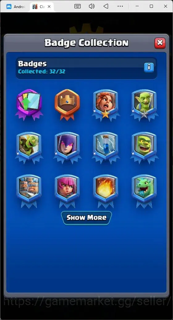 Clash Royale Accounts Mobile |KTL 567|Trophy 4319|Arena 13|Card 68/121|P image 3