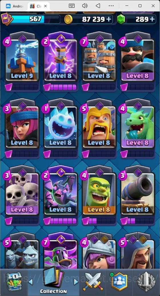 Clash Royale Accounts Mobile |KTL 567|Trophy 4319|Arena 13|Card 68/121|P image 6