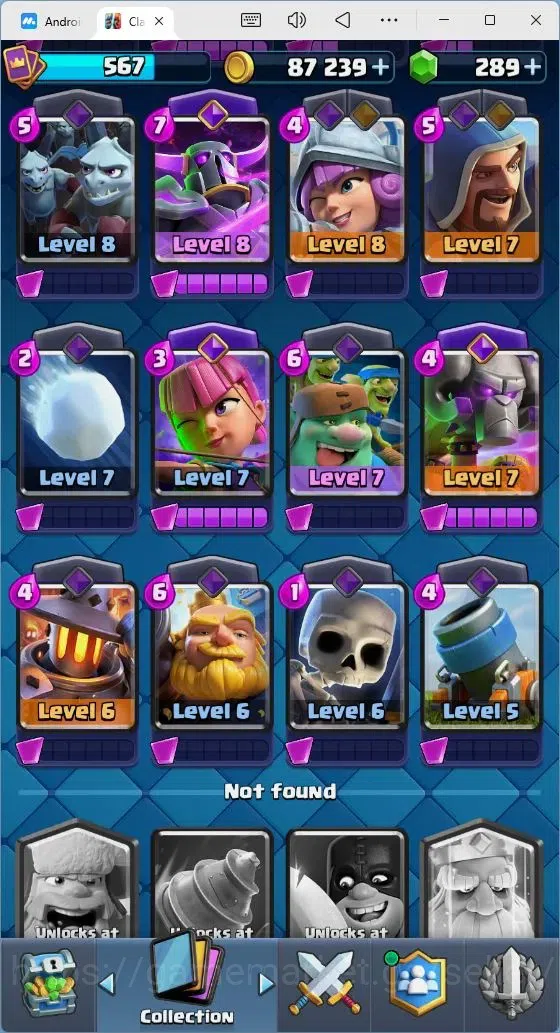 Clash Royale Accounts Mobile |KTL 567|Trophy 4319|Arena 13|Card 68/121|P image 7