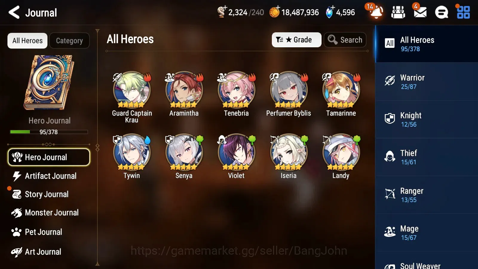 Epic Seven Accounts Global Unverif|5 ML Salome,Straze,TE Kayron,S Taey image 10
