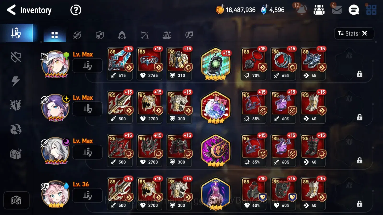 Epic Seven Accounts Global Unverif|5 ML Salome,Straze,TE Kayron,S Taey image 5