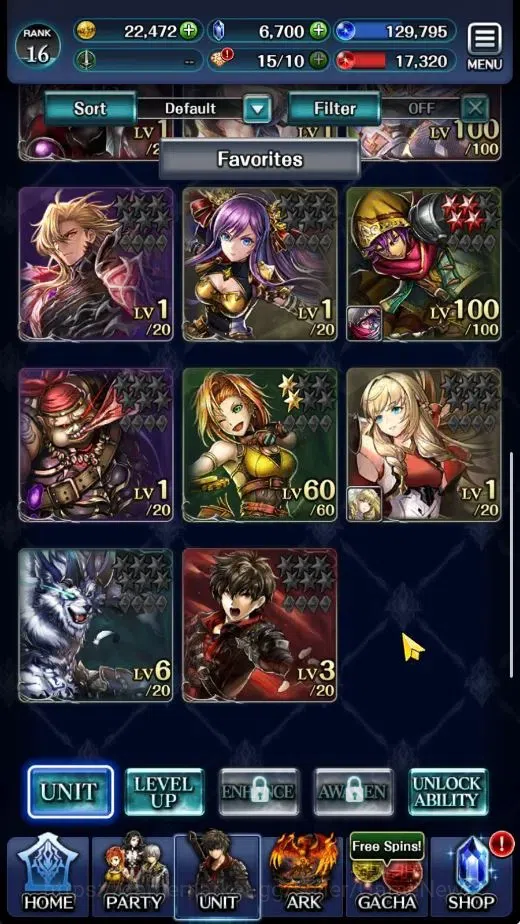 Last Cloudia Accounts GLOBAL|Rank 16|Top Tier Unit|DL Judecca Samekh,SM  image 2