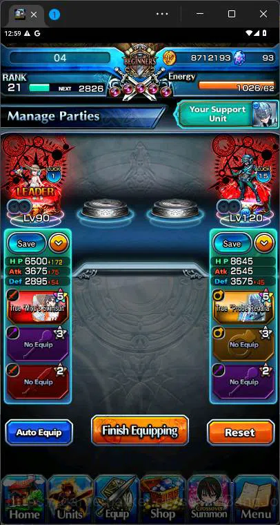 Grand Summoners Accounts Others GLOBAL|8 Ascend|Rank 21 |, Summer Miyu TW, Chloe, Houka Inumuta, Uzu Sanageyama, Sayaka 4