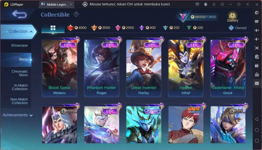 Mobile Legends: Bang Bang Accounts Global |Hero 118|Skin 292|Renowned|Prime Beatrix|K image 11