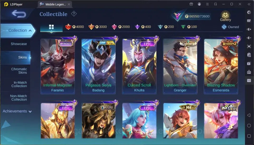 Mobile Legends: Bang Bang Accounts Global |Hero 118|Skin 292|Renowned|Prime Beatrix|K image 13