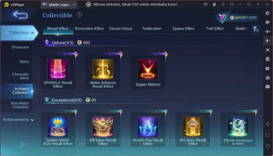 Mobile Legends: Bang Bang Accounts Global |Hero 118|Skin 292|Renowned|Prime Beatrix|K image 15