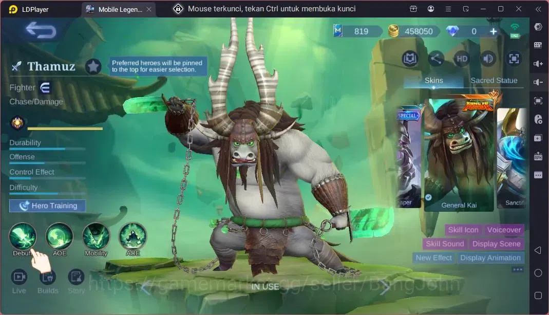 Mobile Legends: Bang Bang Accounts Global |Hero 118|Skin 292|Renowned|Prime Beatrix|K image 19