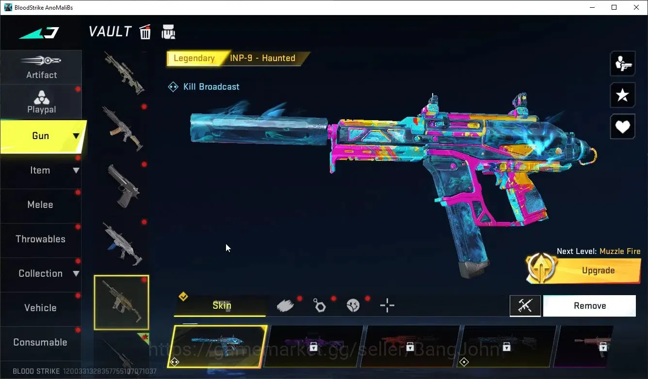 Blood Strike Accounts ASIA|ETERNAL:ZERO-Odashadow,UZI-Scorpius|8COLLAB:[ image 12