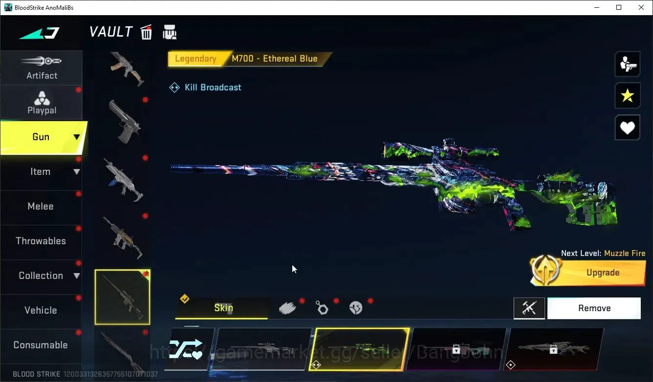 Blood Strike Accounts ASIA|ETERNAL:ZERO-Odashadow,UZI-Scorpius|8COLLAB:[ image 13