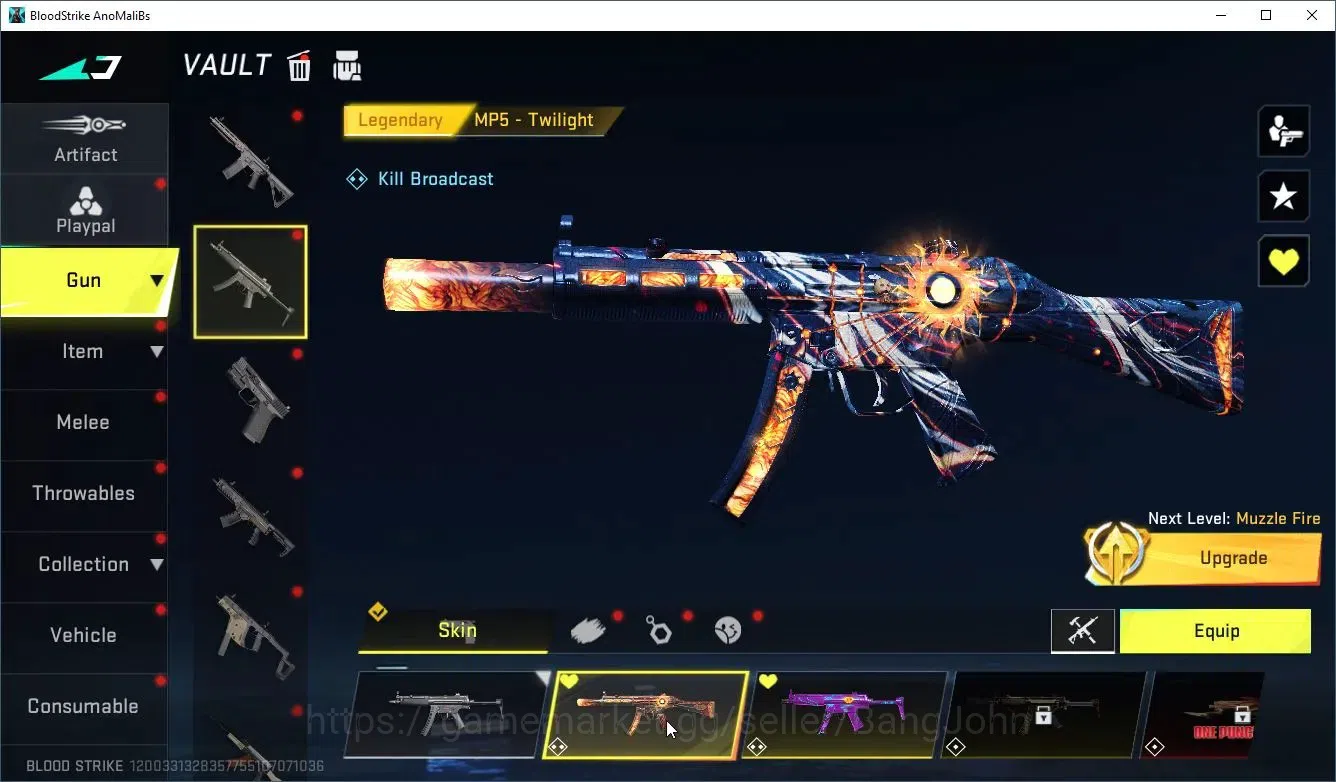 Blood Strike Accounts ASIA|ETERNAL:ZERO-Odashadow,UZI-Scorpius|8COLLAB:[ image 3