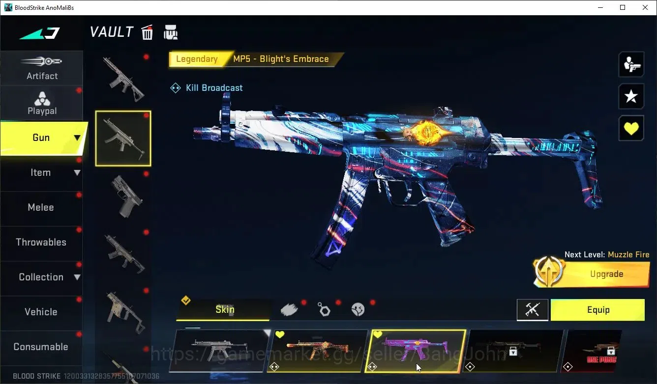 Blood Strike Accounts ASIA|ETERNAL:ZERO-Odashadow,UZI-Scorpius|8COLLAB:[ image 4