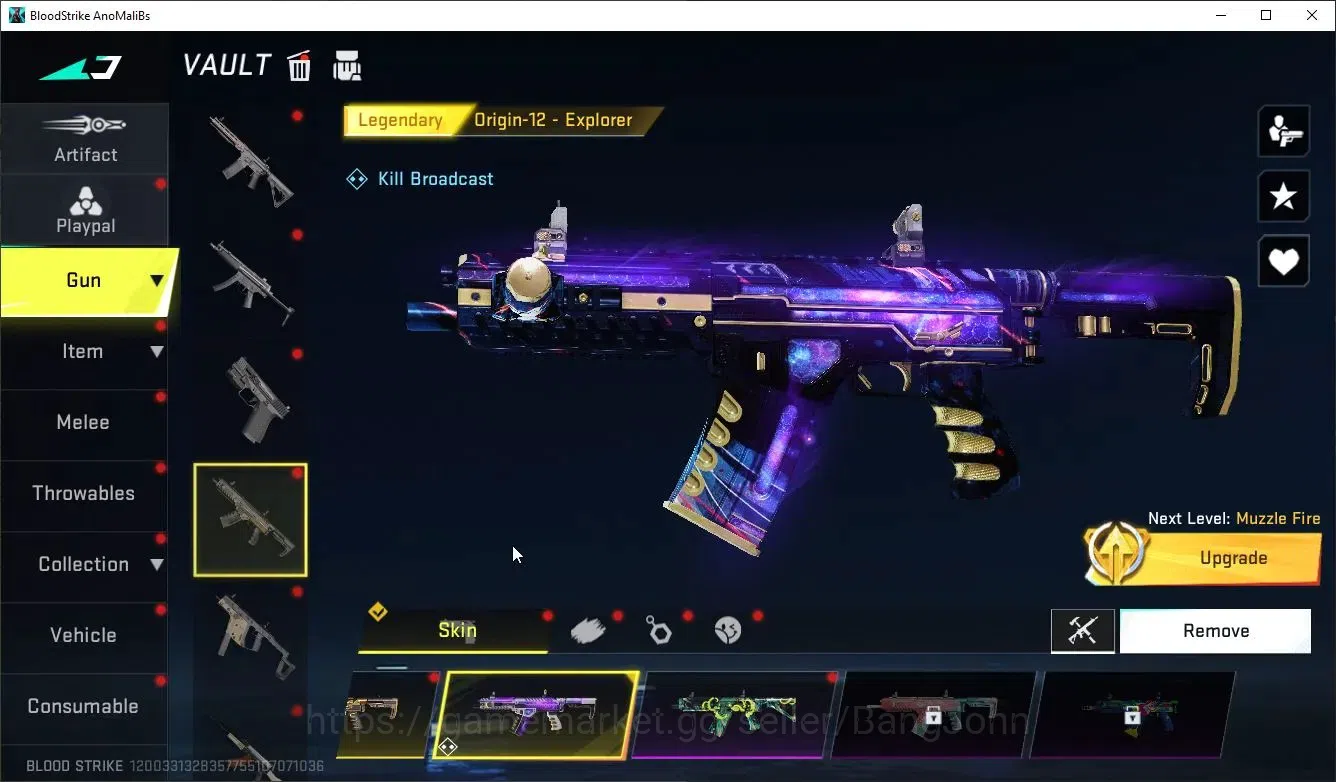 Blood Strike Accounts ASIA|ETERNAL:ZERO-Odashadow,UZI-Scorpius|8COLLAB:[ image 6