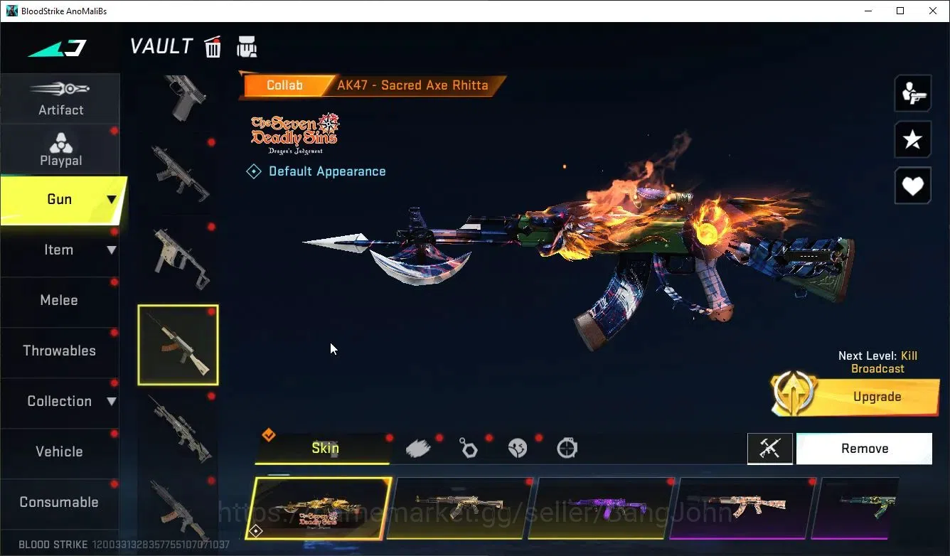 Blood Strike Accounts ASIA|ETERNAL:ZERO-Odashadow,UZI-Scorpius|8COLLAB:[ image 8