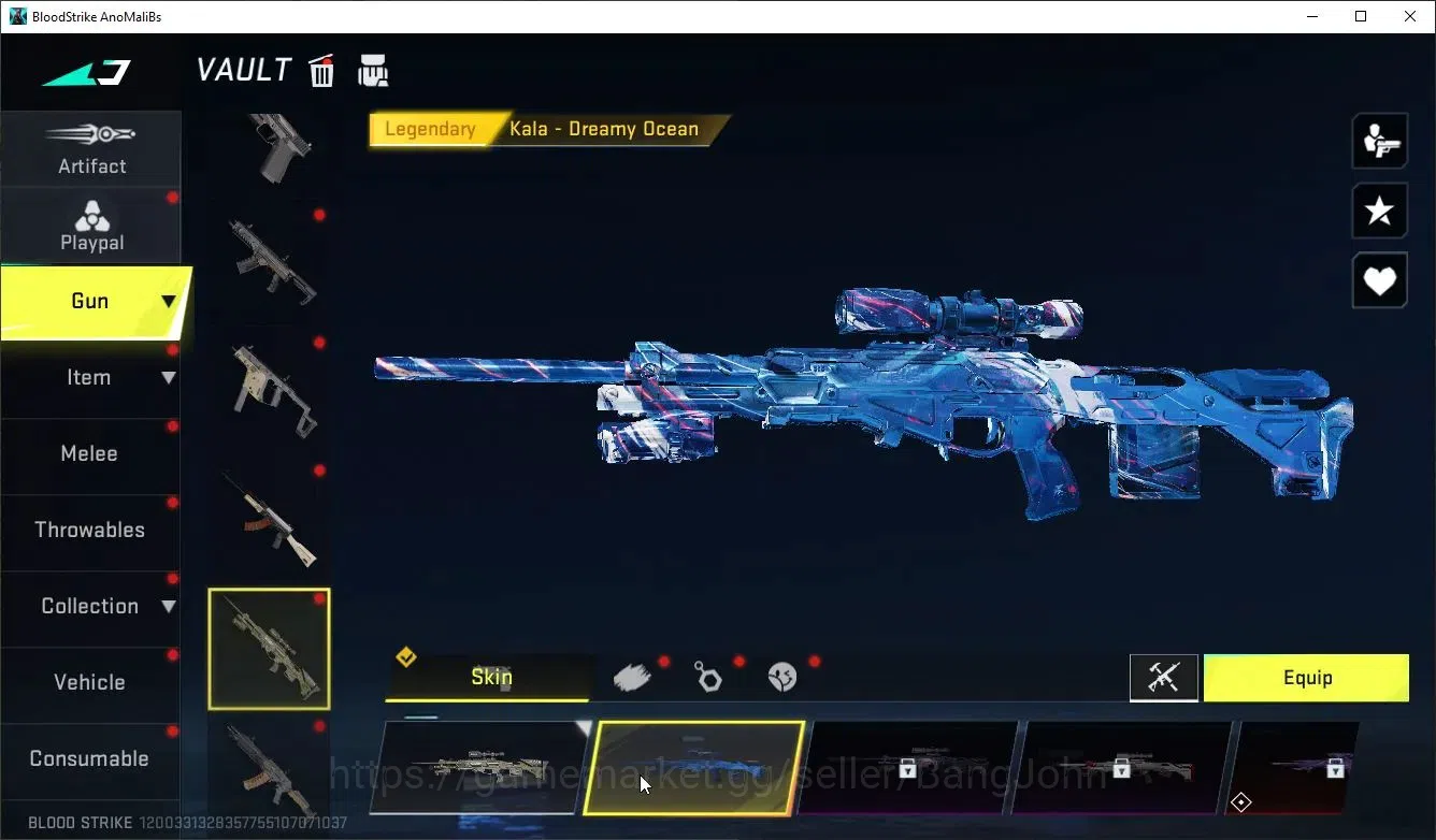 Blood Strike Accounts ASIA|ETERNAL:ZERO-Odashadow,UZI-Scorpius|8COLLAB:[ image 9