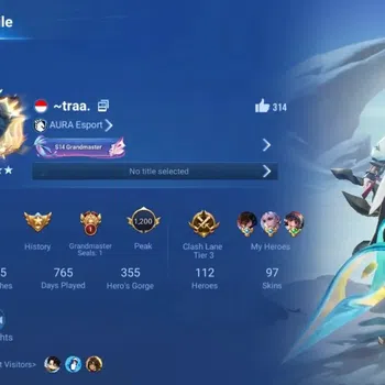 Honor of Kings Accounts Rare Skin Global|112H 97S|3 Legend: Dian Wei,Musashi,Allain|LNY24 Da Qiao|3 HonorPas Skin|16 Epic