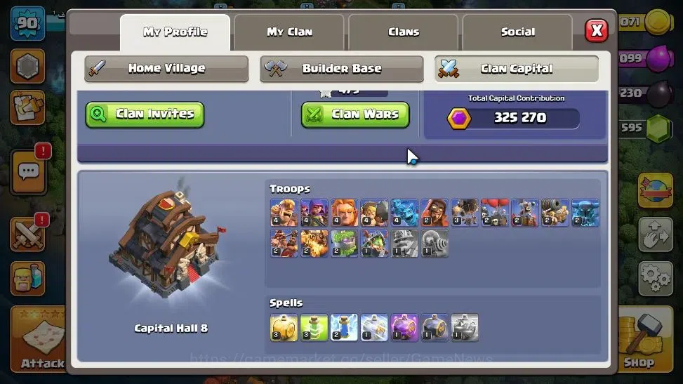 Clash of Clans Accounts LV 90|TH 14-BH 7|HH 7|Limited Skin|BK 23,AQ 24,GW  image 7